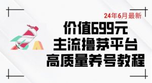 6月最新价值699的主流撸茅台平台精品养号下车攻略【揭秘】-6688资源库