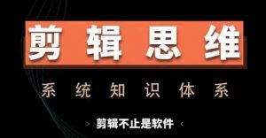 剪辑思维系统课，从软件到思维，系统学习实操进阶，从讲故事到剪辑技巧全覆盖-6688资源库