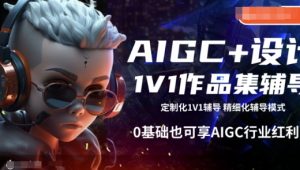 AIGC+设计1V1作品集辅导，0基础也可享AIGC行业红利-6688资源库