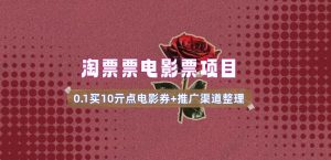 电影票无门槛券推广_0.1亓买10亓无门槛+渠道入口(v1.0版教程)-6688资源库