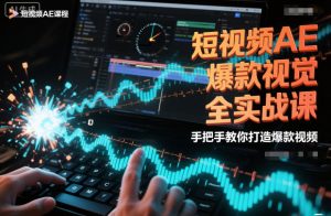 短视频AE爆款视觉全实战课，手把手教你打造爆款视频-6688资源库